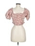 Haute Monde Pink Short Sleeve Blouse Size M - photo 2