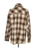 LA Hearts 100% Polyester Plaid Brown Long Sleeve Blouse Size XS - Sm - photo 2