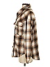 LA Hearts 100% Polyester Plaid Brown Long Sleeve Blouse Size XS - Sm - photo 5