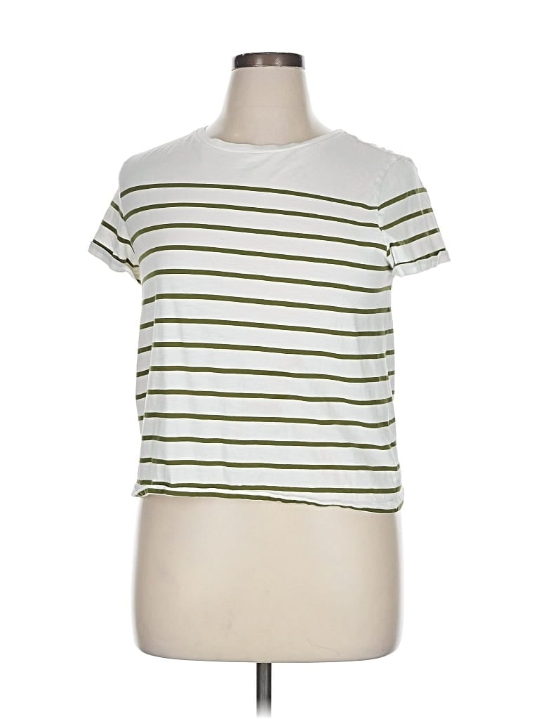Pre-owned Max Studio Short Sleeve T-shirt In Green