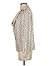 Zara Polka Dots Ivory 3/4 Sleeve Blouse Size XS - photo 5