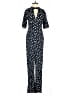 Zara Polka Dots Blue Jumpsuit Size S - photo 1
