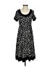 Apt. 9 Animal Print Black Casual Dress Size S - photo 1