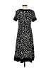Apt. 9 Animal Print Black Casual Dress Size S - photo 2