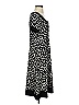 Apt. 9 Animal Print Black Casual Dress Size S - photo 4
