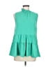 Entro 100% Polyester Teal Sleeveless Blouse Size M - photo 1
