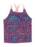 Lands' End Hearts Purple Swimsuit Top Size 7 - photo 1