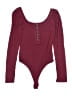 Lulus Burgundy Bodysuit Size M - photo 1