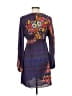 Single Dress 100% Polyester Print Purple Casual Dress Size M - photo 2