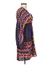 Single Dress 100% Polyester Print Purple Casual Dress Size M - photo 4