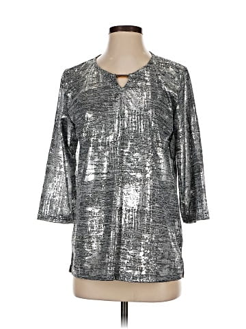 Salon Studio by Haband 3/4 Sleeve Top (view 1)