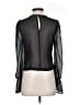 About Us Black Long Sleeve Top Size S - photo 2