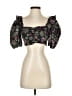 Zara Black 3/4 Sleeve Blouse Size S - photo 1