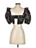 Zara Black 3/4 Sleeve Blouse Size S - photo 2
