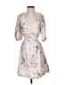 Open Edit 100% Polyester Print Ivory Cocktail Dress Size XS - photo 1
