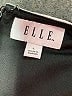 Elle Stripes Gray Casual Dress Size L - photo 7