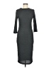 Assorted Brands Solid Gray Casual Dress Size M - photo 1