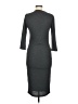 Assorted Brands Solid Gray Casual Dress Size M - photo 2