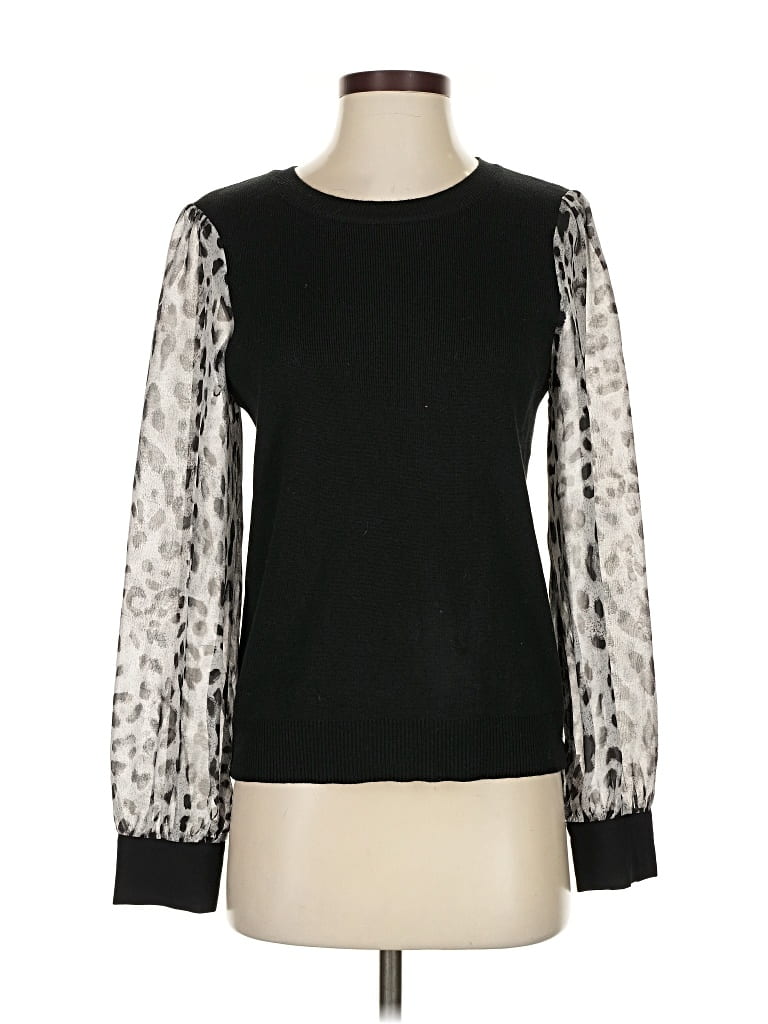 Pre-owned Six/fifty Pullover Sweater In Black