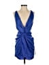 ASOS Design 100% Polyester Blue Cocktail Dress Size 0 - photo 1