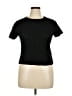 MNG Black Short Sleeve Top Size XL - photo 1