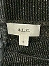A.L.C. Metallic Gray Black Turtleneck Sweater Size S - photo 6