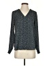 Banana Republic 100% Polyester Polka Dots Black Long Sleeve Blouse Size XS - photo 1