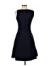 H&M Solid Blue Cocktail Dress Size 4 - photo 2