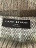 Lane Bryant Plaid Gray Pullover Sweater Size 10 - 12 Plus - photo 7