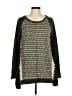 A'reve Tweed Black Pullover Sweater Size M - photo 1