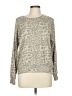 Sundry Animal Print Gray Pullover Sweater Size M (estimated) - photo 1