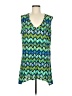 Sunny Leigh Green Sleeveless Blouse Size M - photo 1