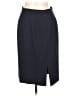 Dana Buchman 100% Wool Solid Blue Wool Skirt Size 10 - photo 2