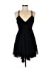 Guess 100% Polyester Solid Black Cocktail Dress Size 9 - photo 1