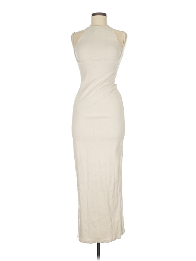 Pre-owned Fleur Du Mal Casual Dress In White
