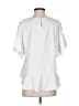 Zara Basic White Short Sleeve Blouse Size XS - photo 2