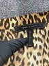BCBGMAXAZRIA 100% Polyester Animal Print Brown Short Sleeve Blouse Size XXS - photo 7