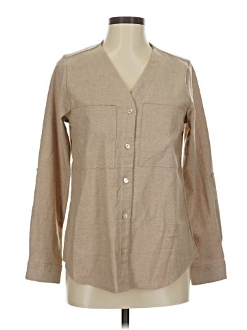 Contempo Long Sleeve Button-Down Shirt (view 1)