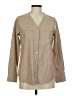 Contempo Tan Long Sleeve Button-Down Shirt Size M - photo 1