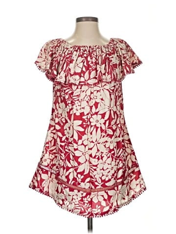 Red Carter Casual Dress (view 1)