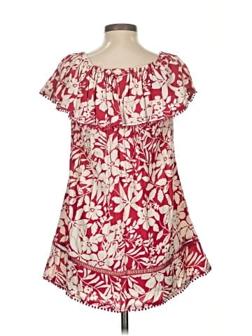 Red Carter Casual Dress (view 2)