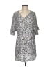 Unbranded 100% Rayon Animal Print Gray Casual Dress Size S - photo 1