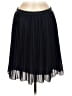 J.Crew 100% Polyester Solid Black Formal Skirt Size 6 - photo 1