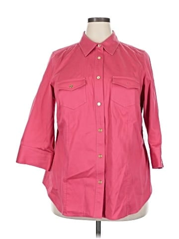Charter Club 3/4 Sleeve Button-Down Shirt (view 1)