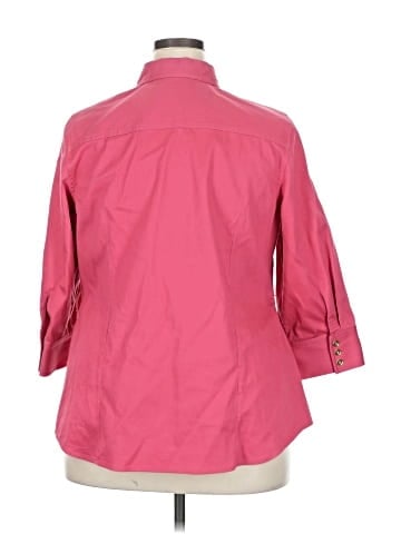 Charter Club 3/4 Sleeve Button-Down Shirt (view 2)