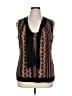 Liz & Co. Black Sleeveless Blouse Size XL - photo 1