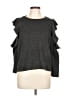 Zara W&B Collection Gray Pullover Sweater Size L - photo 1