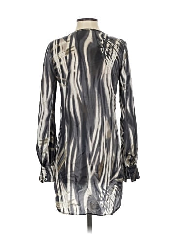 Georgie Long Sleeve Silk Top (view 2)