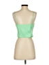 Zara 100% Polyester Green Sleeveless Blouse Size S - photo 2