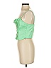 Zara 100% Polyester Green Sleeveless Blouse Size S - photo 5